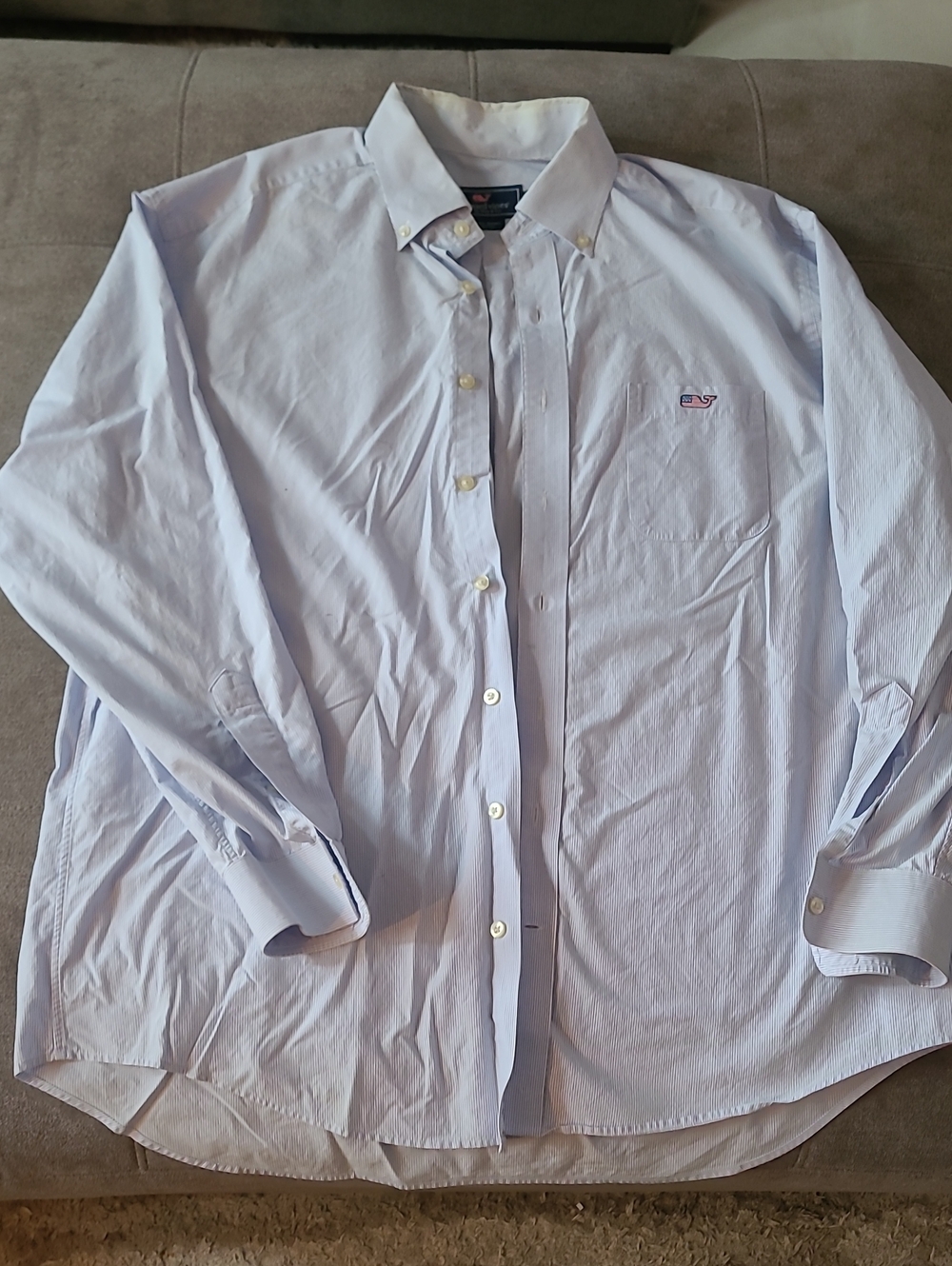 Vineyard Vines Pale Blue Button-Down Dress Shirt